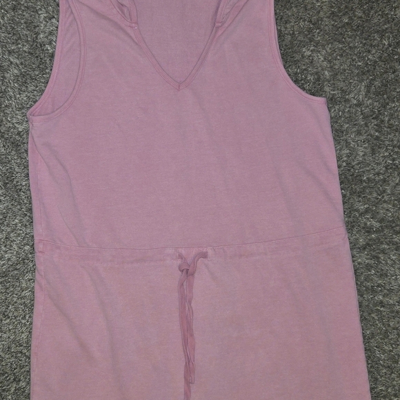 Jane And Delancey Pink Sleeveless Hooded Dress Swim Cover Up Size Medium - Picture 8 of 9